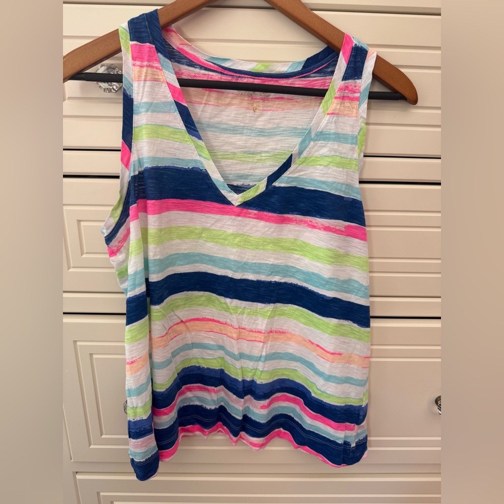 Lilly Pulitzer Multicolor Striped Tank Top